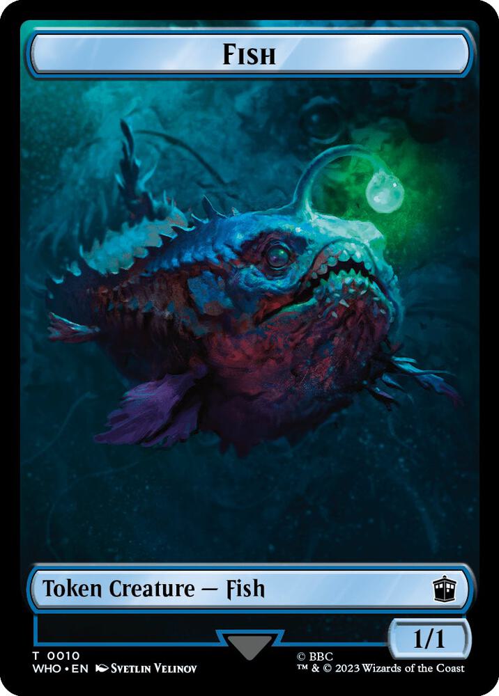 Fish // Food (0026) Double-Sided Token (10 // 26) (WHO)