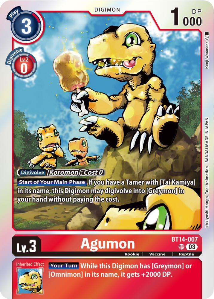 Agumon (BT14-007 SR) (BT-14)