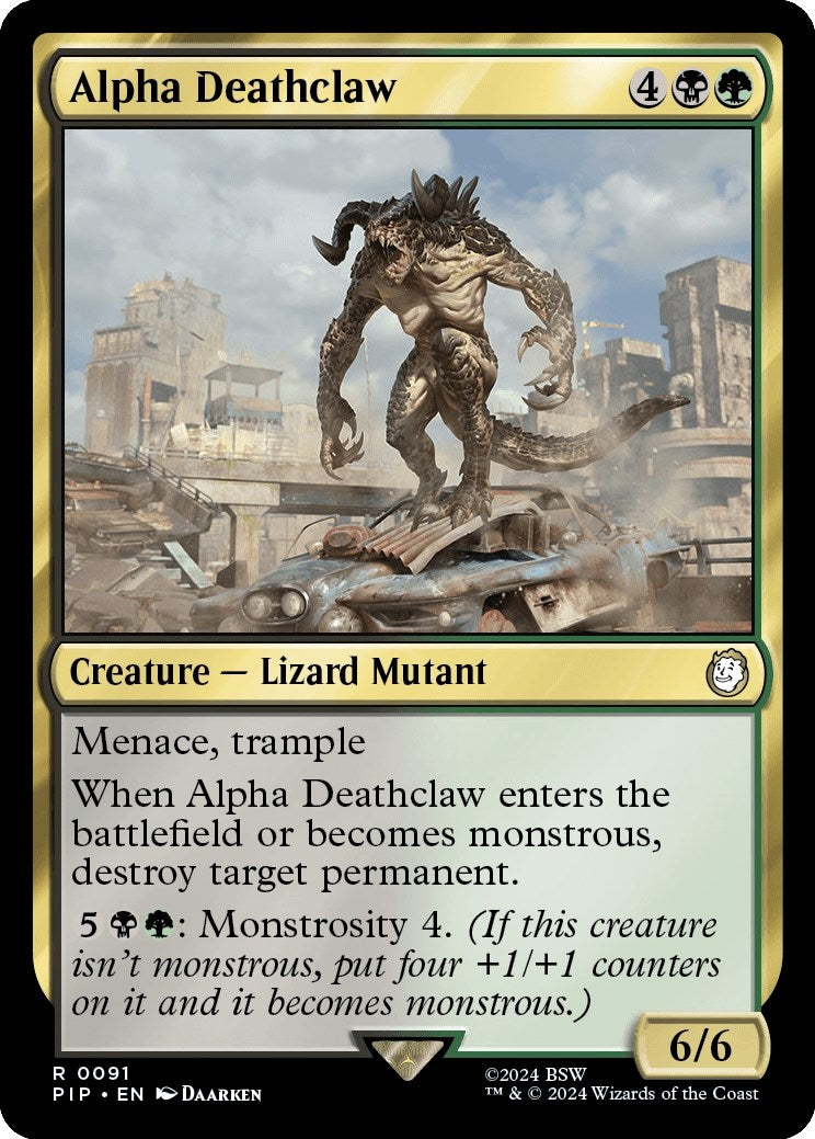 Image for Alpha Deathclaw (91) (PIP) - Magic: The Gathering