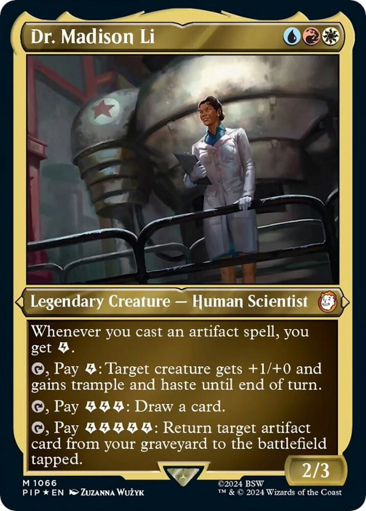 Dr. Madison Li (Display Commander) - Thick Stock (1066) (PIP)
