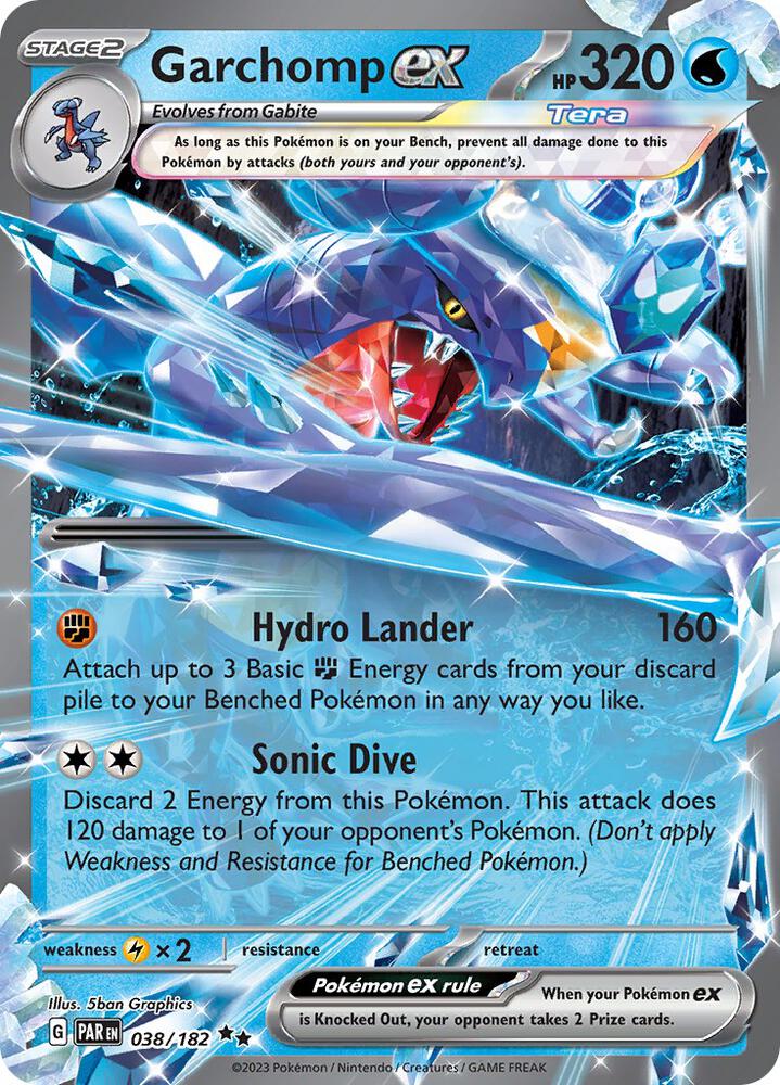 Garchomp ex - 038/182 (038/182) (PAR)