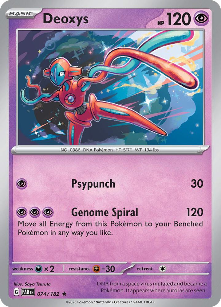 Deoxys (074/182) (PAR)