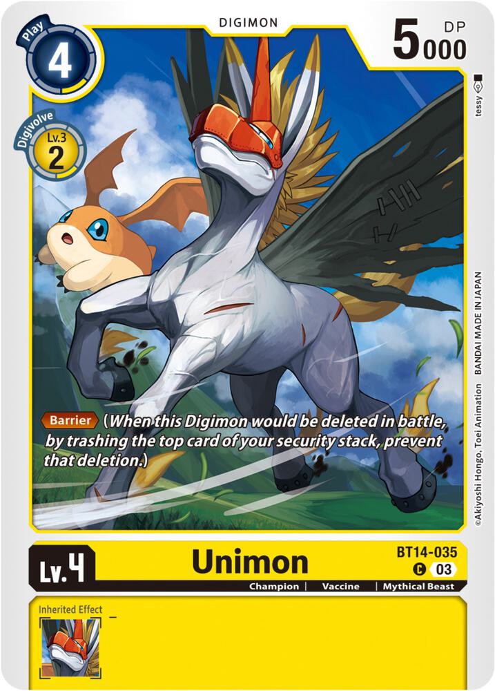 Unimon (BT14-035 C) (BT-14)