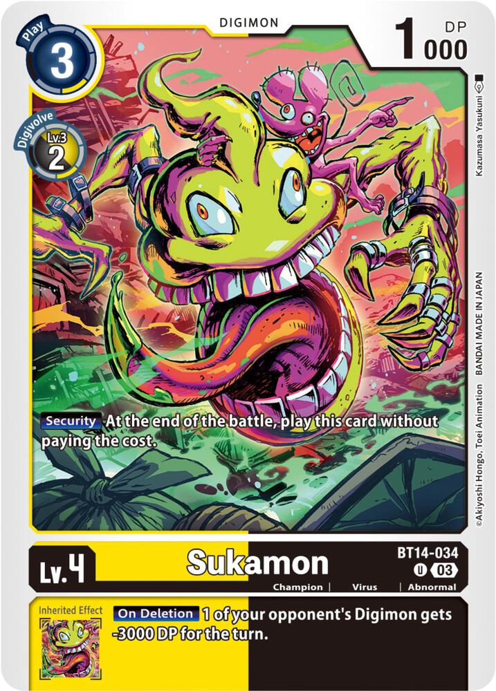 Sukamon (BT14-034 U) (BT-14)