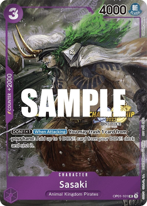 Sasaki (CS 2023 Event Pack) (OP01-101) (OP-PR)