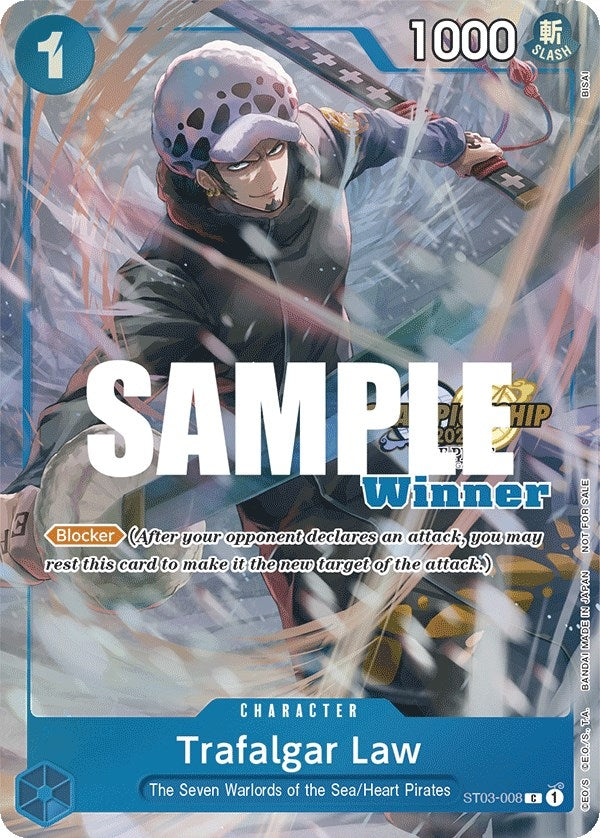 Trafalgar Law (CS 2023 Top Players Pack) [Winner] (ST03-008) (OP-PR)