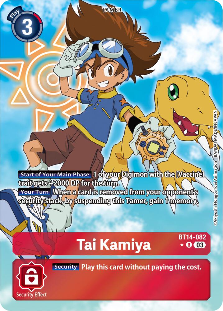 Tai Kamiya (Alternate Art) (BT14-082 R) (BT-14)