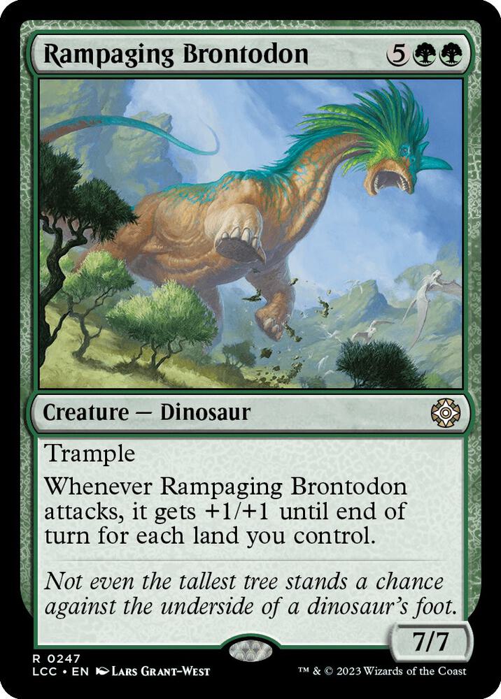 Rampaging Brontodon (247) (LCC)