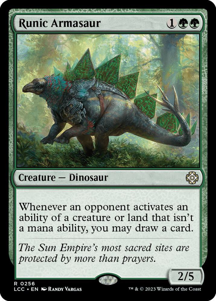 Runic Armasaur (256) (LCC)