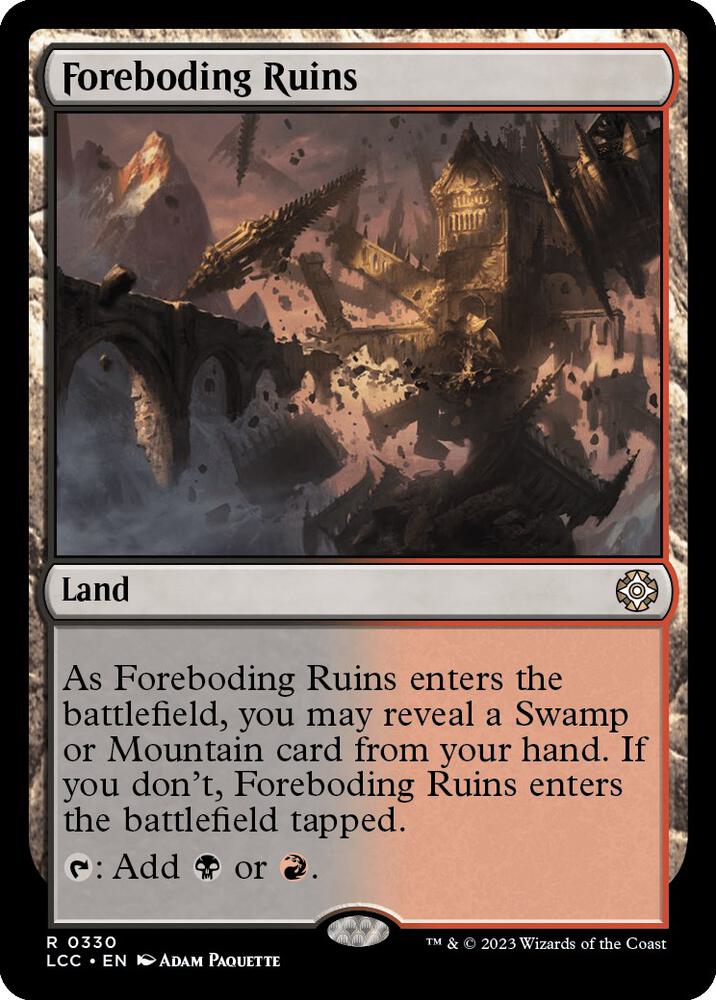 Foreboding Ruins (330) (LCC)