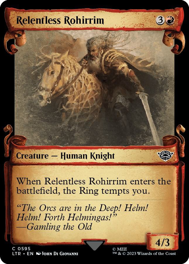 Relentless Rohirrim (Showcase Scrolls) (595) (LTR)