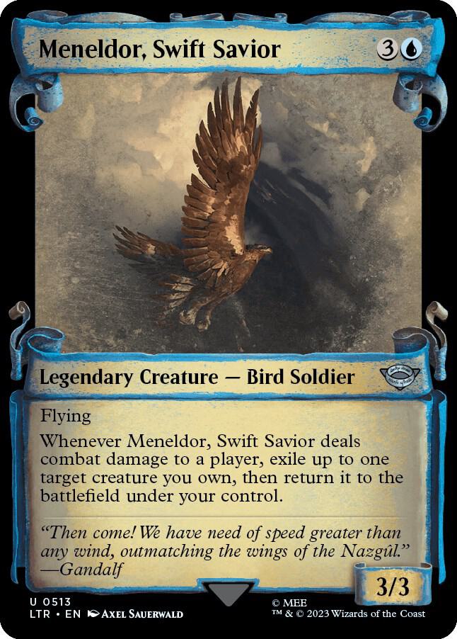 Meneldor, Swift Savior (Showcase Scrolls) (513) (LTR)