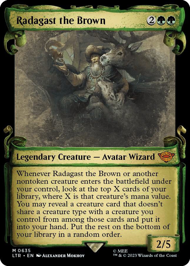 Radagast the Brown (Showcase Scrolls) (635) (LTR)