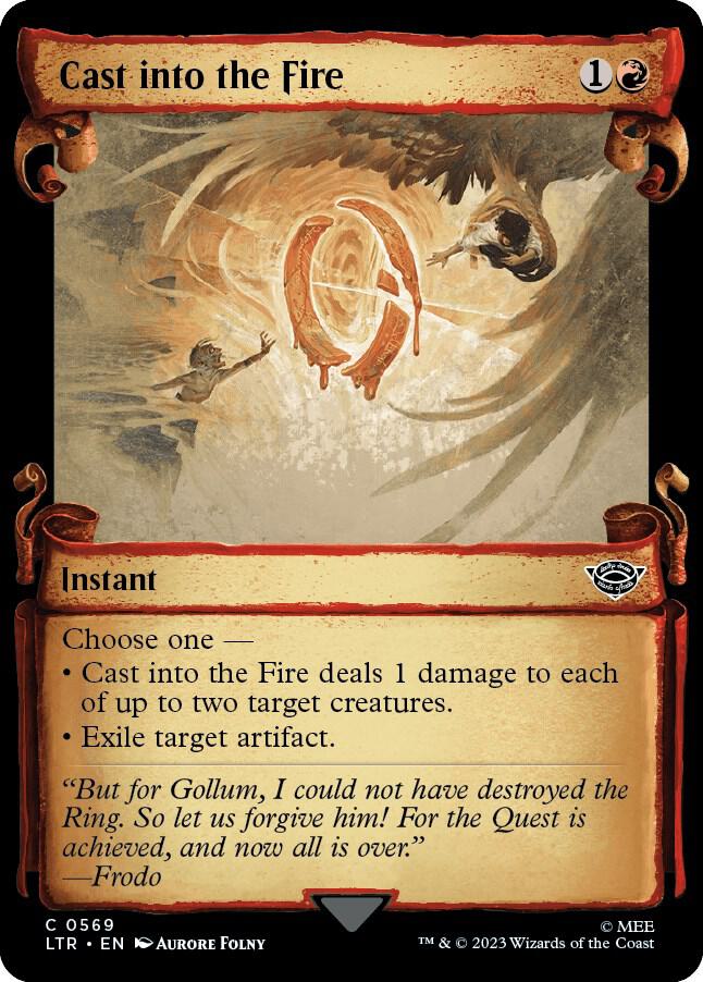 Cast into the Fire (Showcase Scrolls) (569) (LTR)