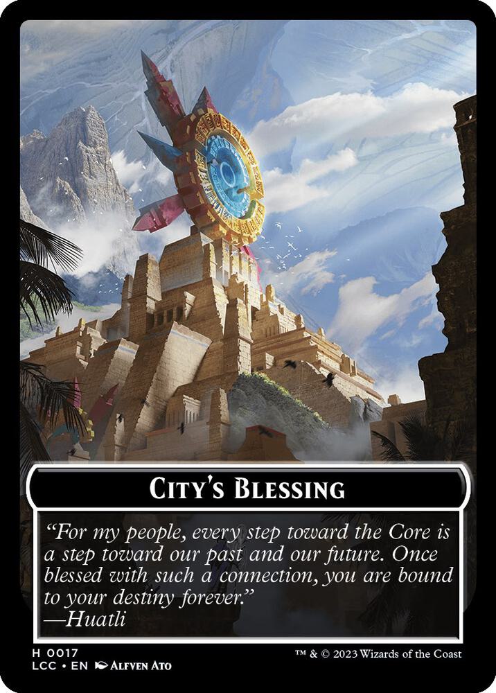 City's Blessing // Pirate Double-Sided Token (17 // 5) (LCC)