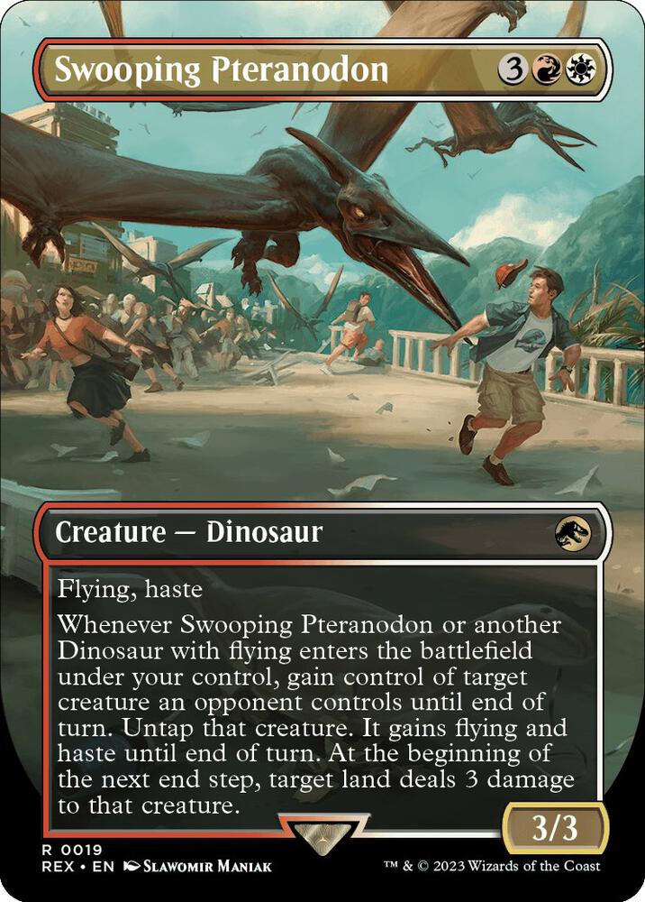 Swooping Pteranodon (Borderless) (19) (REX)
