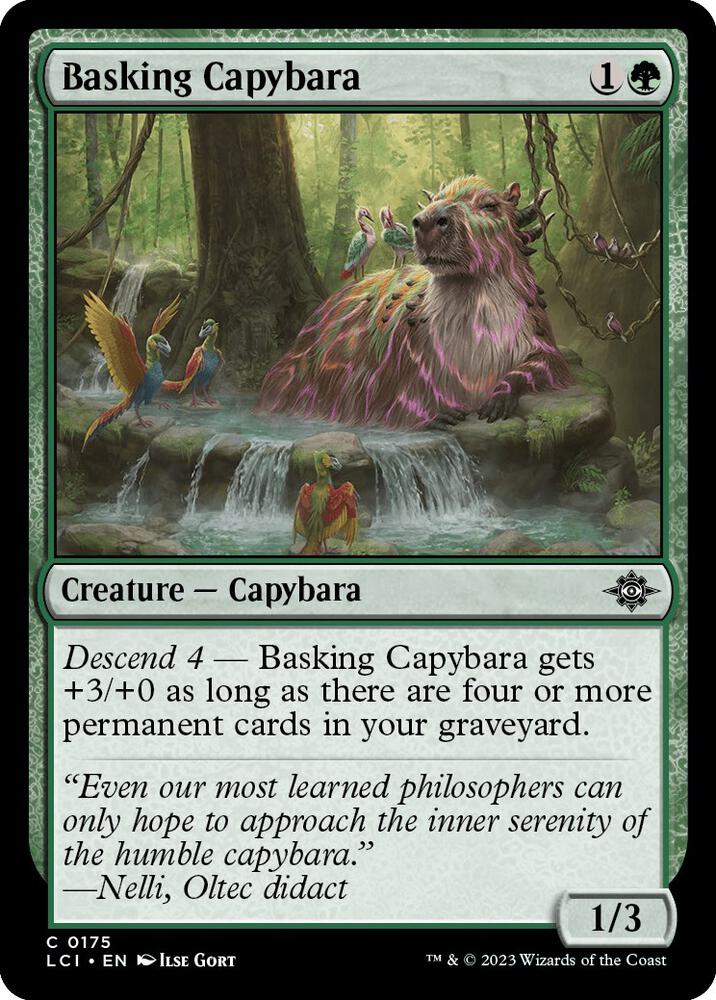 Basking Capybara (175) (LCI)