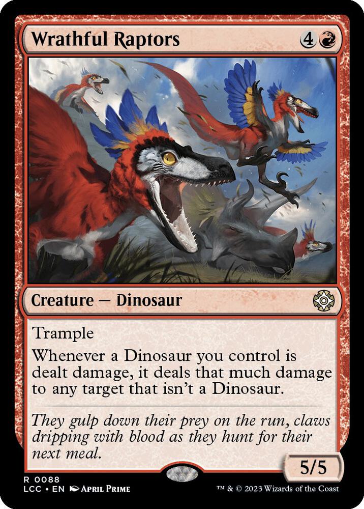 Wrathful Raptors (88) (LCC)