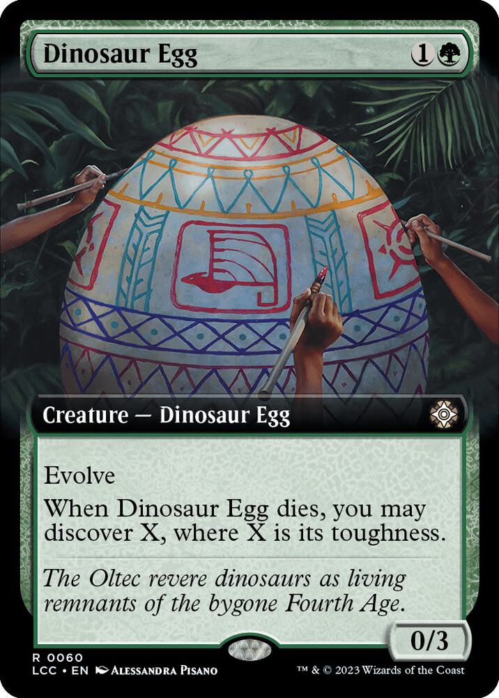 Dinosaur Egg (Extended Art) (60) (LCC)