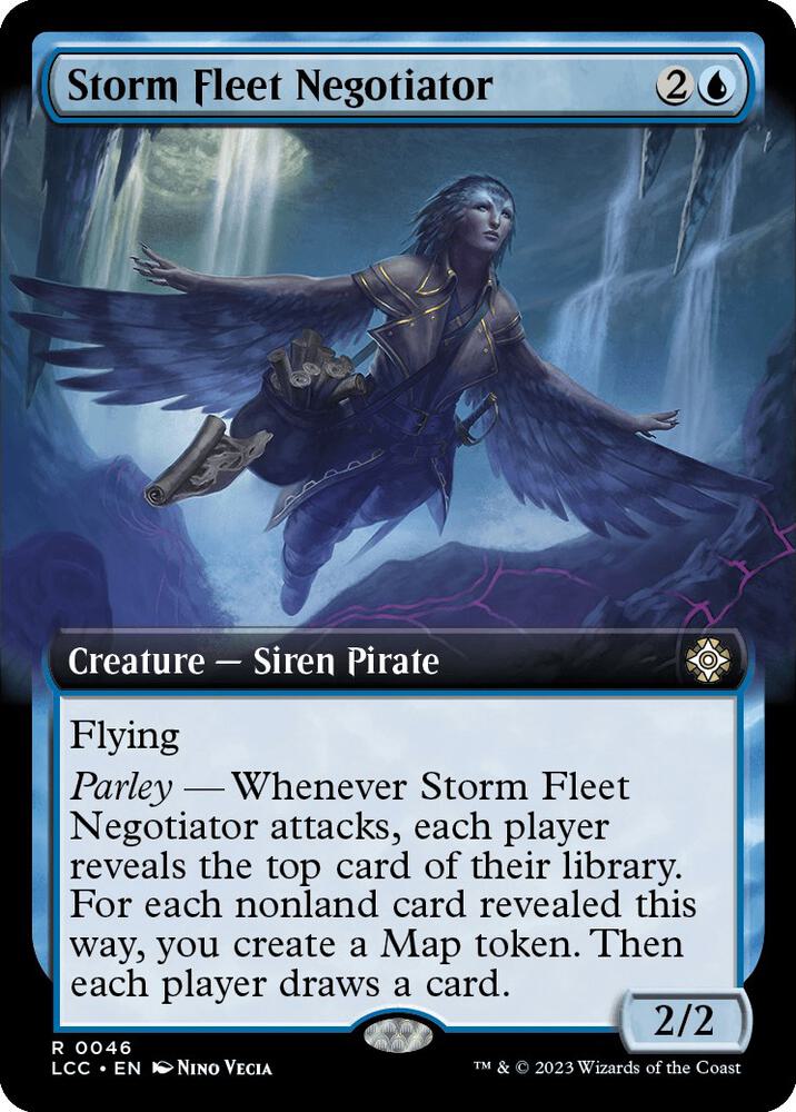 Storm Fleet Negotiator (Extended Art) (46) (LCC)