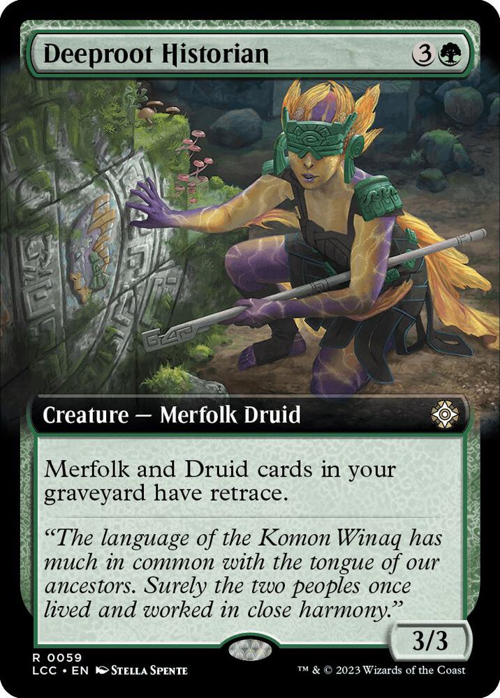 Deeproot Historian (Extended Art) (59) (LCC)