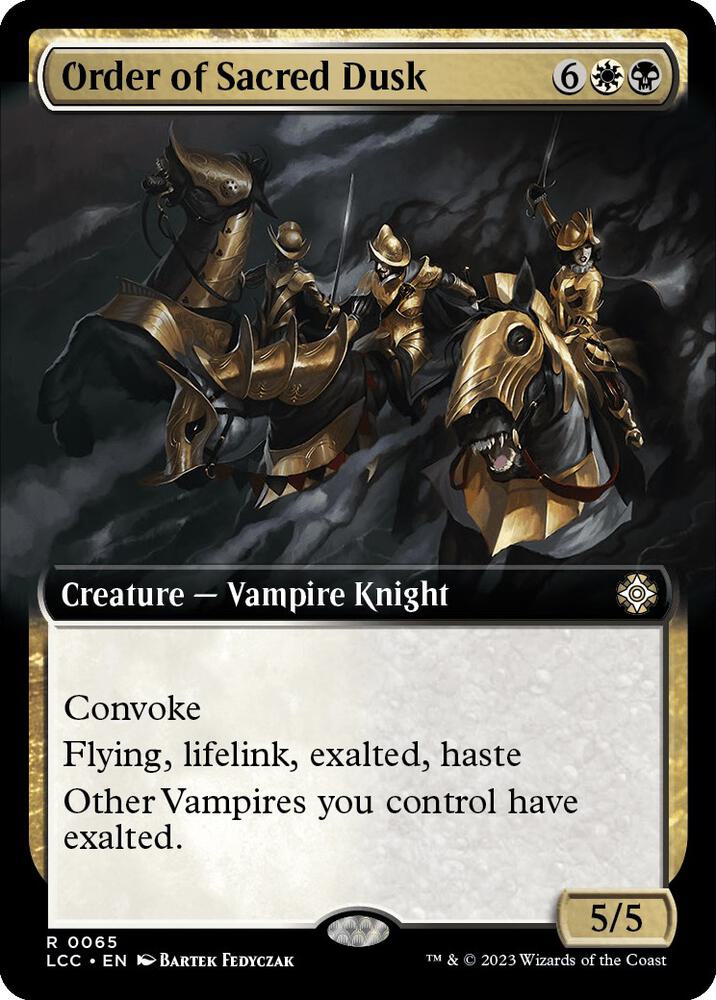Order of Sacred Dusk (Extended Art) (65) (LCC)