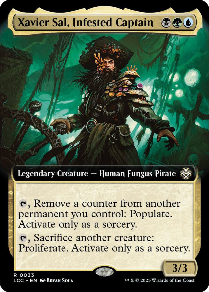 Xavier Sal, Infested Captain (Extended Art) (33) (LCC)