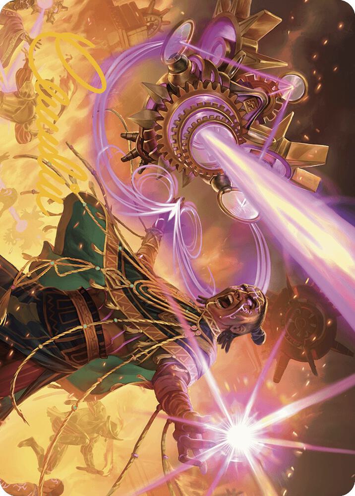 Cosmium Blast Art Card (Gold-Stamped Signature) (1) (ASLCI)