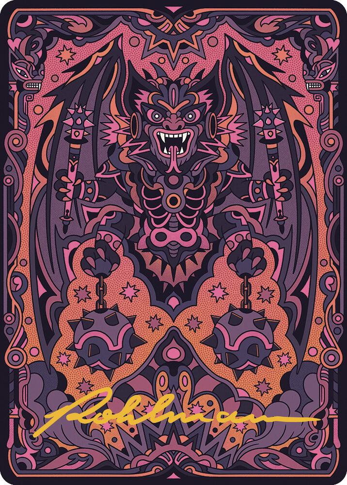 Bloodletter of Aclazotz Art Card (61/81) (Gold-Stamped Signature) (61) (ASLCI)
