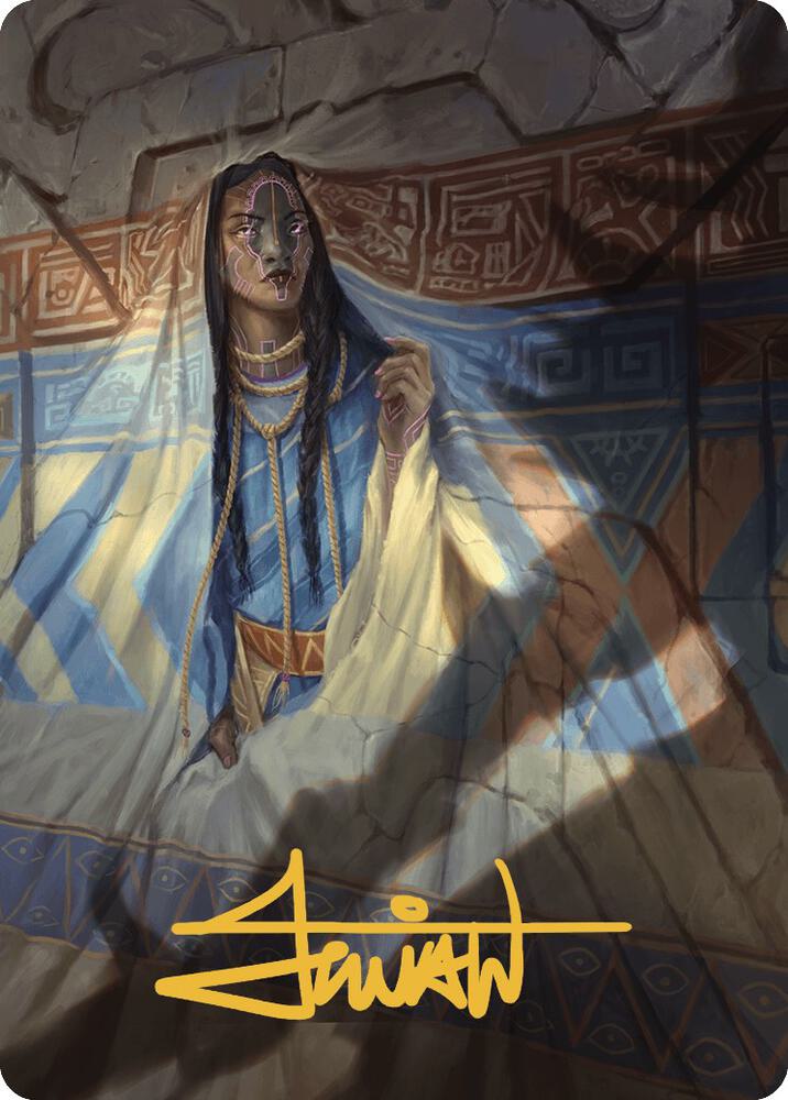 Whispersilk Cloak Art Card (Gold-Stamped Signature) (80) (ASLCI)