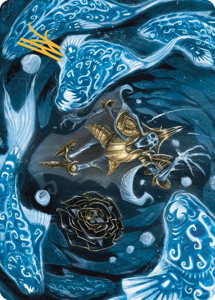 Eaten by Piranhas Art Card (Gold-Stamped Signature) (11) (ASLCI)