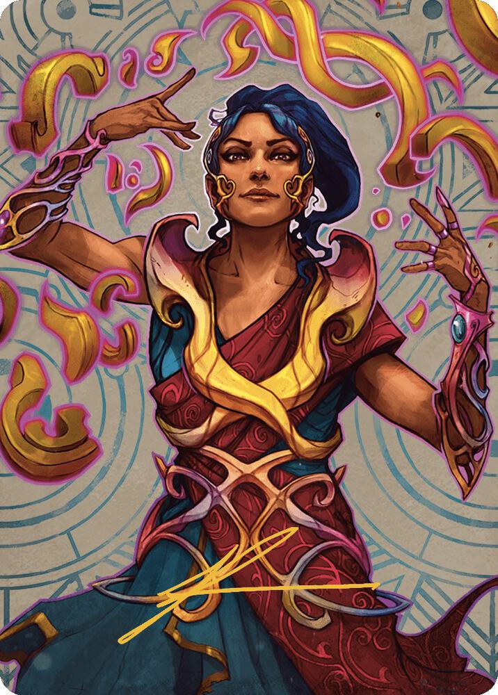Saheeli, the Sun's Brilliance Art Card (Gold-Stamped Signature) (52) (ASLCI)