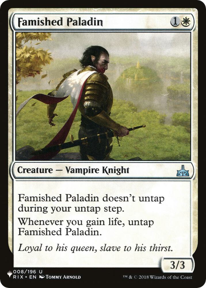 Famished Paladin (008/196) (LIST)