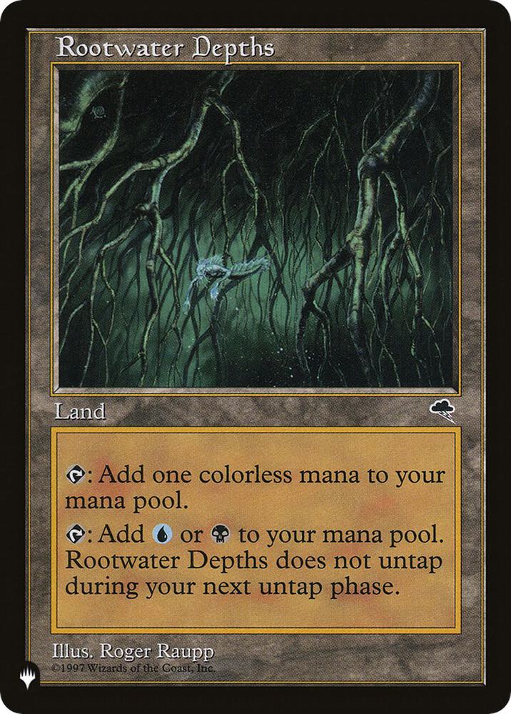 Rootwater Depths (LIST)