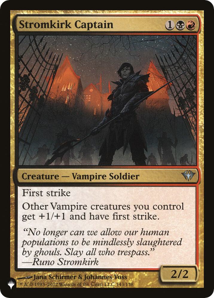 Stromkirk Captain (143/158) (LIST)