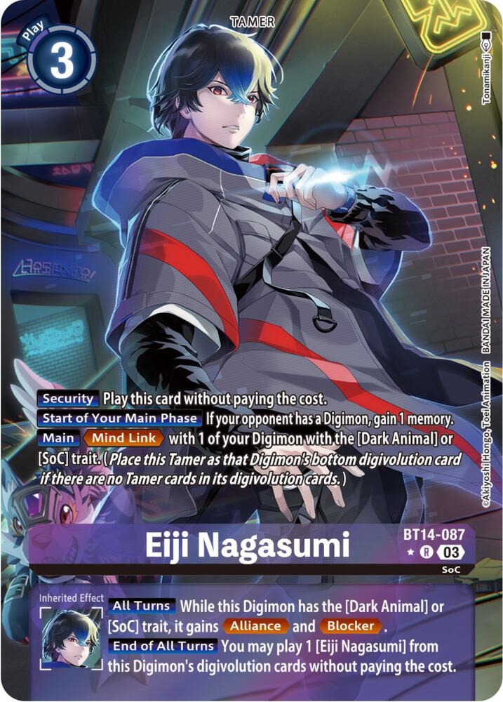 Eiji Nagasumi (Alternate Art) (BT14-087 R) (BT-14)