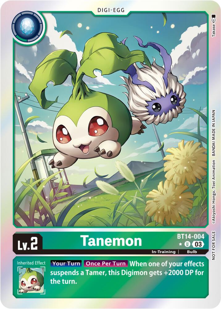 Tanemon (Blast Ace Box Promotion Pack) (BT14-004 U) (BT-14)