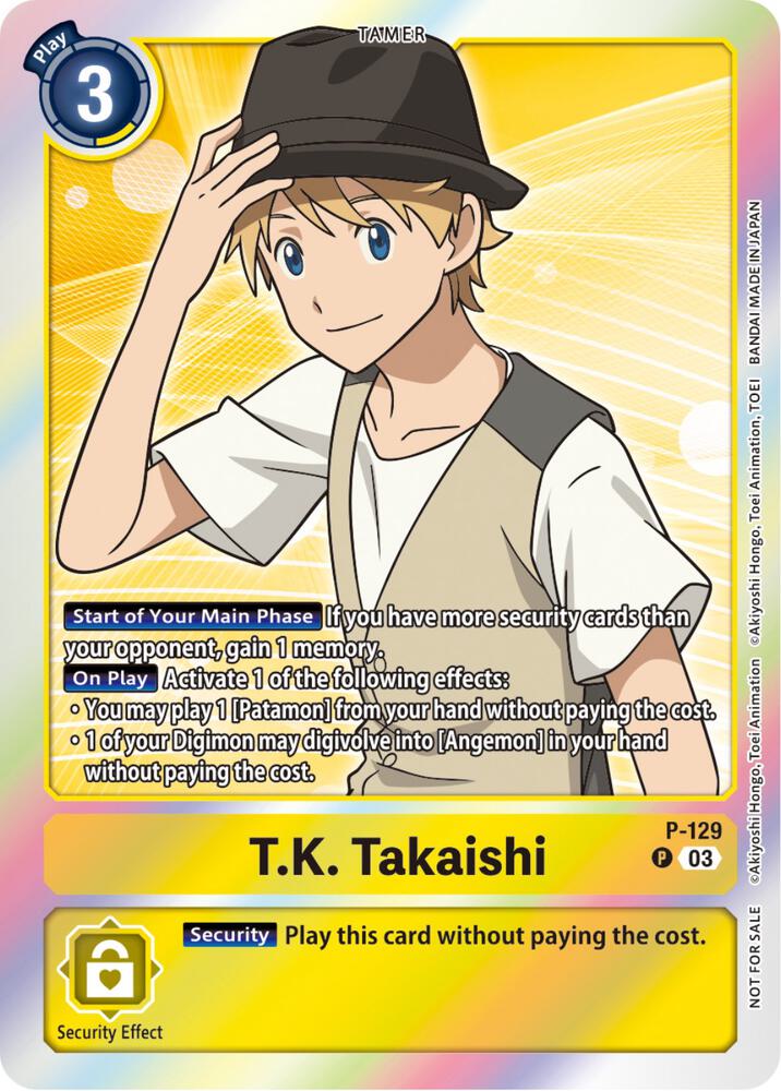 T.K. Takaishi - P-129 (Tamer Party Pack -The Beginning- Ver. 2.0) (P-129 P) (D-PR)