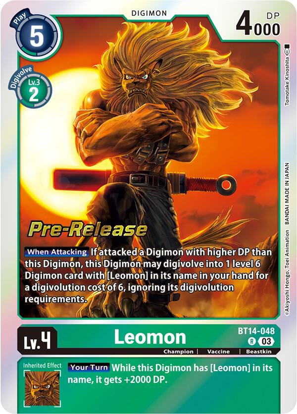 Leomon (BT14-048 R) (BT-14_PR)