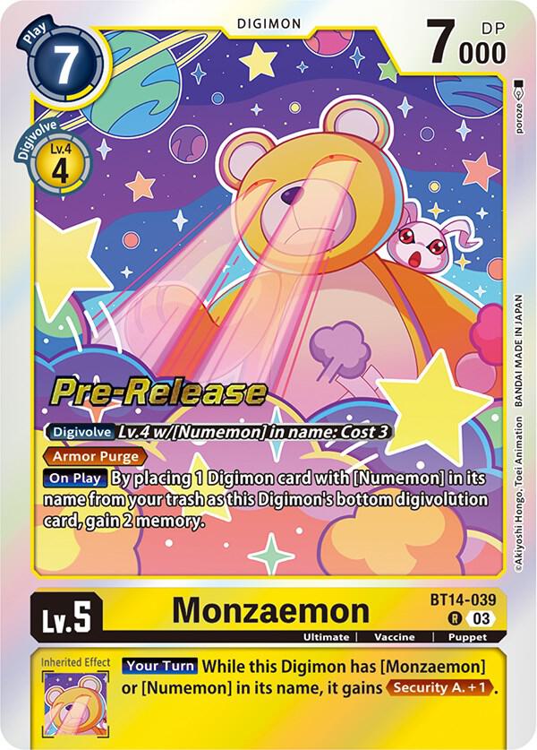 Monzaemon (BT14-039 R) (BT-14_PR)