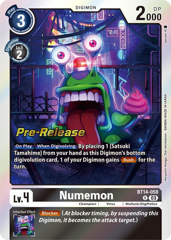 Numemon (BT14-058 R) (BT-14_PR)