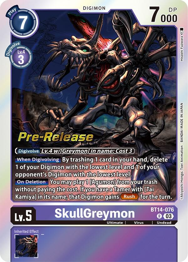 SkullGreymon (BT14-076 R) (BT-14_PR)