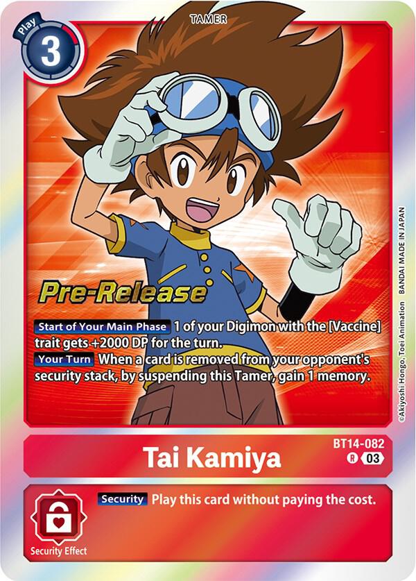 Tai Kamiya (BT14-082 R) (BT-14_PR)