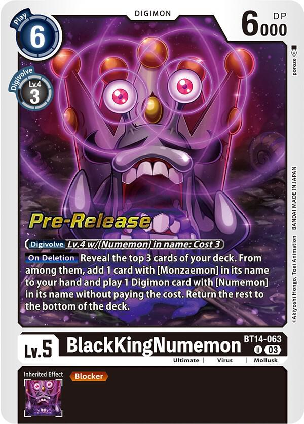 BlackKingNumemon (BT14-063 U) (BT-14_PR)