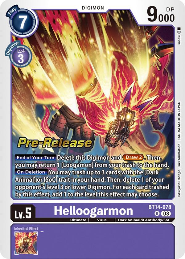 Helloogarmon (BT14-078 U) (BT-14_PR)