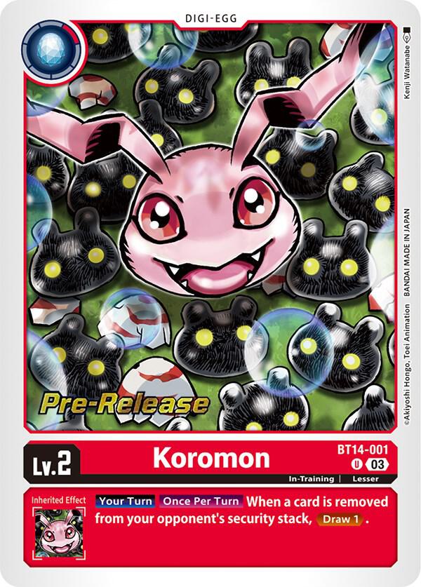 Koromon (BT14-001 U) (BT-14_PR)