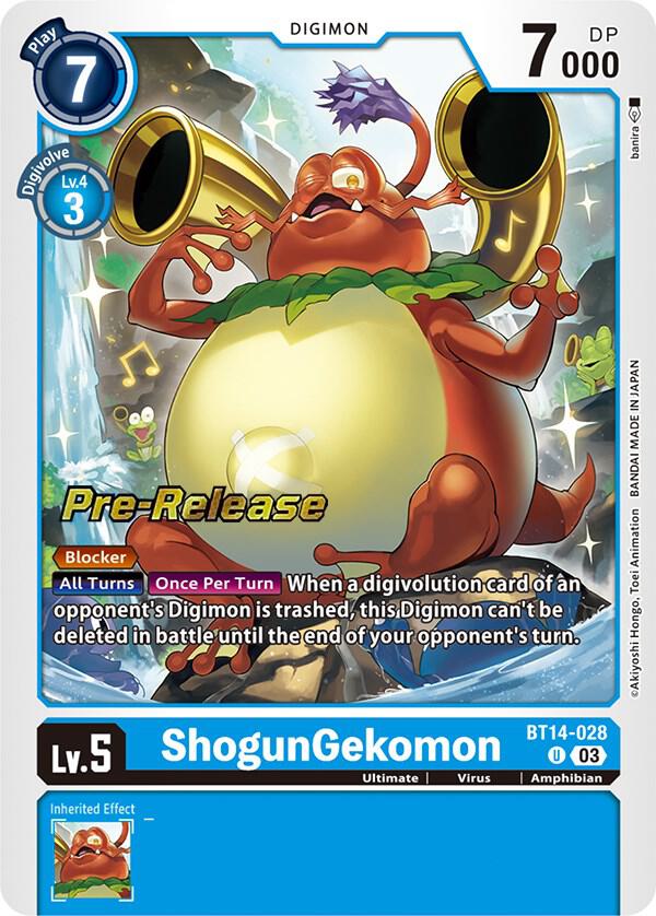 ShogunGekomon (BT14-028 U) (BT-14_PR)