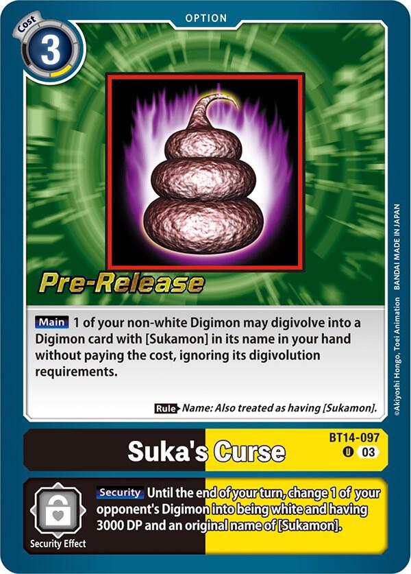 Suka's Curse (BT14-097 U) (BT-14_PR)