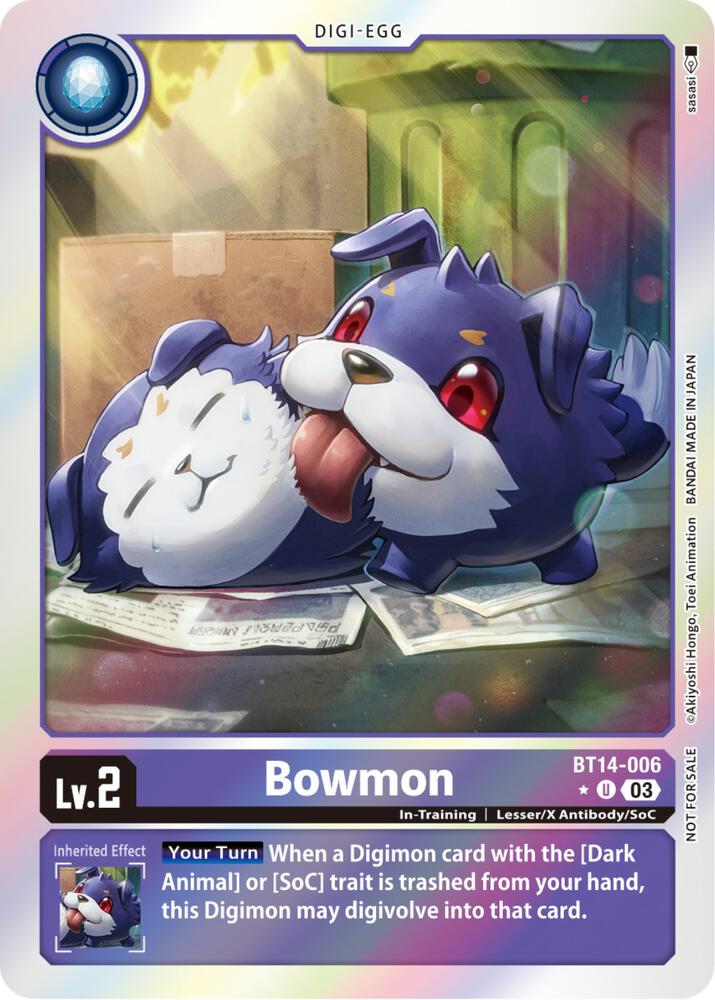 Bowmon (Blast Ace Box Promotion Pack) (BT14-006 U) (BT-14)