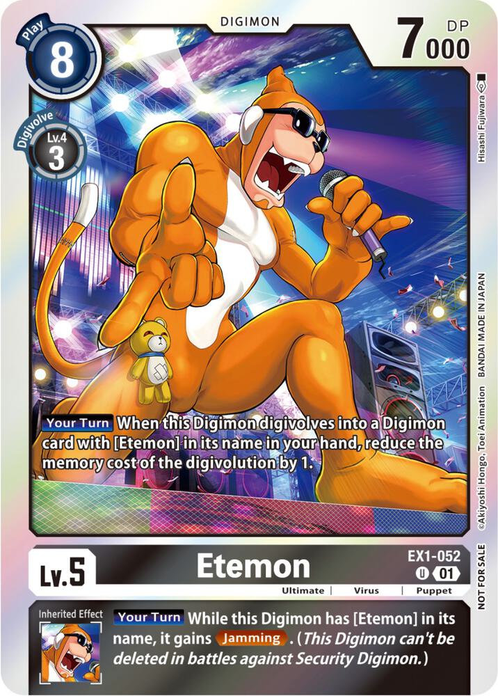 Etemon (Blast Ace Double Pack Set) (EX1-052 U) (EX-01)
